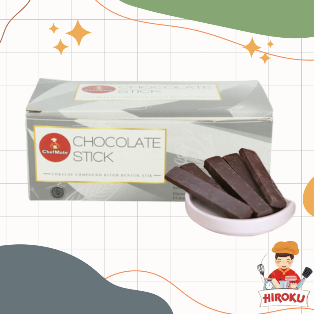 

Chefmate Chocolate Stick kemasan Repack 100gr