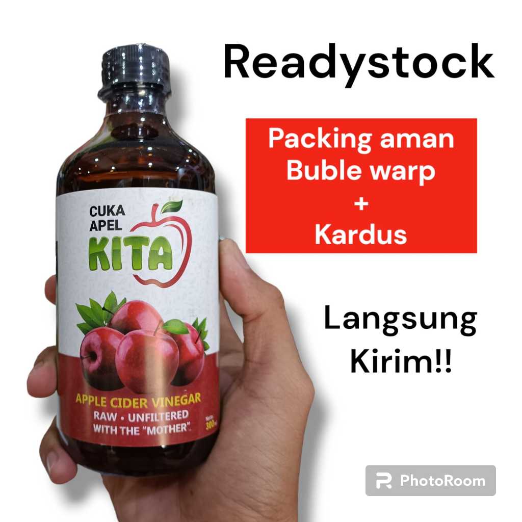 

CUKA APEL KITA 300ml ORIGINAL - FREE PACKING BUBLE WARP DAN KARDUS