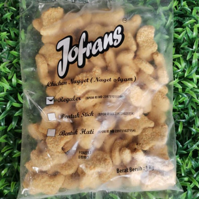 Yummy Mamii Jofrans Chicken Nugget Curah - Berat 1 Kg