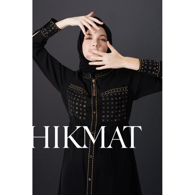 Gamis dress abaya hikmat terbaru c3824-02