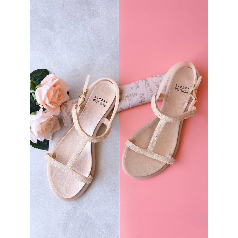 Stuart Weitzman Glitter Sandal