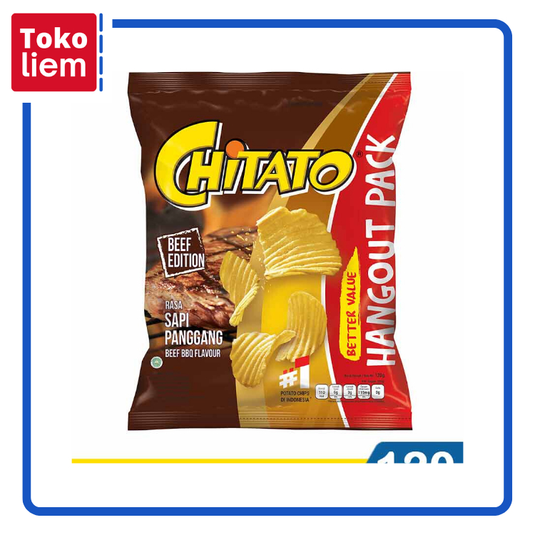 

Chitato Snack Potato Chips Sapi Panggang 120G