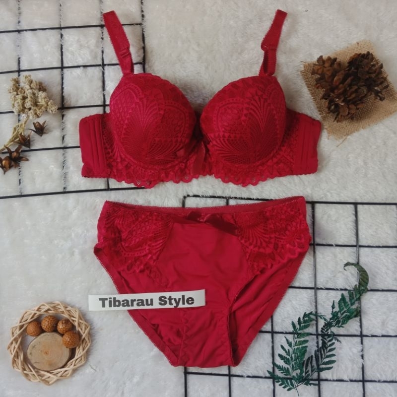 DYA369 Bra Set BH + CD Berkat Ys21 cd Kombinasi Polos Renda