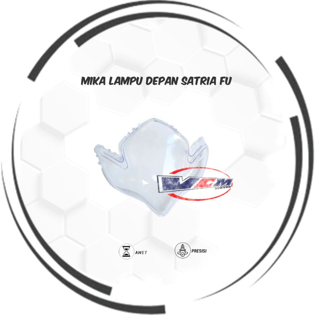 Mika Kaca Lampu Depan Satria FU