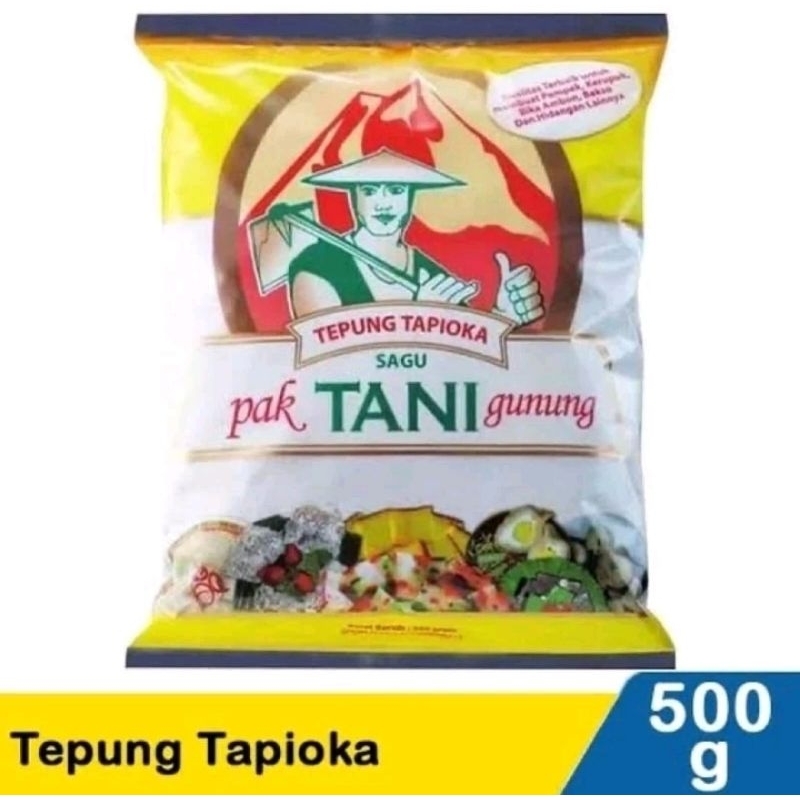 

Tepung Tapioka Cap Pak TANI Gunung / Sagu Pak TANI Gunung 500grm