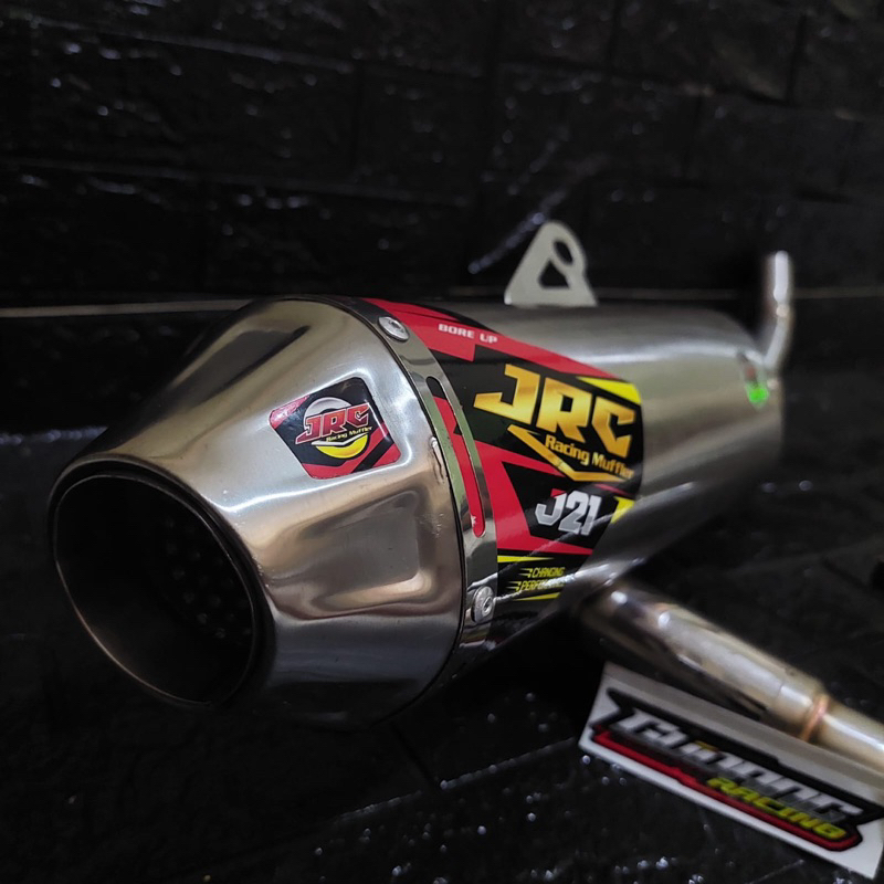 Knalpot KLX CRF DTRACKER WR 155 JRC Original Gantungan PNP