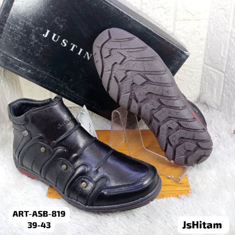 sepatu kulit pria Justin Otto ASB-819