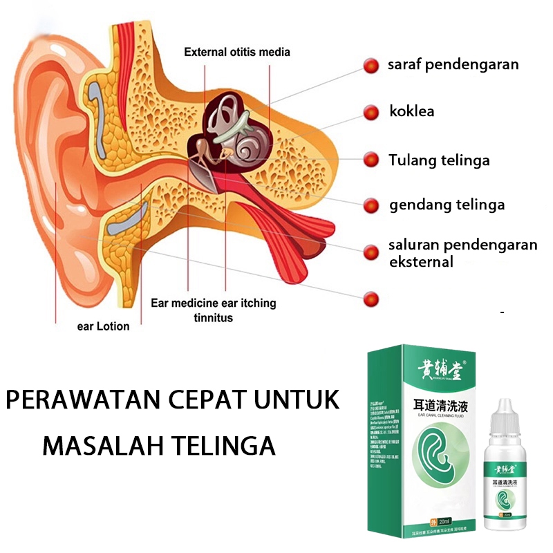 Obat tetes telinga obat telinga cairan pembersih telinga 20ml obat telinga berair telinga tuli permanen obat telinga bernanah obat telinga berair curek-berdengung