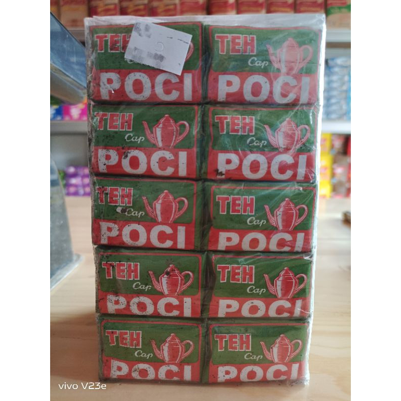 

[1 PACK] Teh Cap POCI 1 Pack Isi 50 bungkus / Teh bubuk