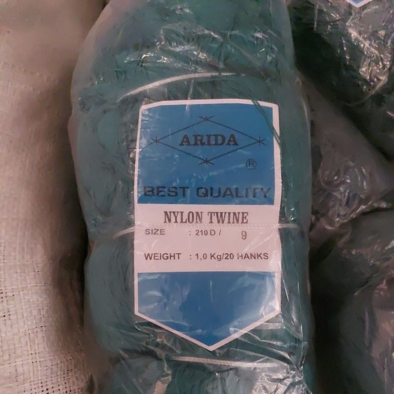 benang nylon arida D9 hijau 1pack