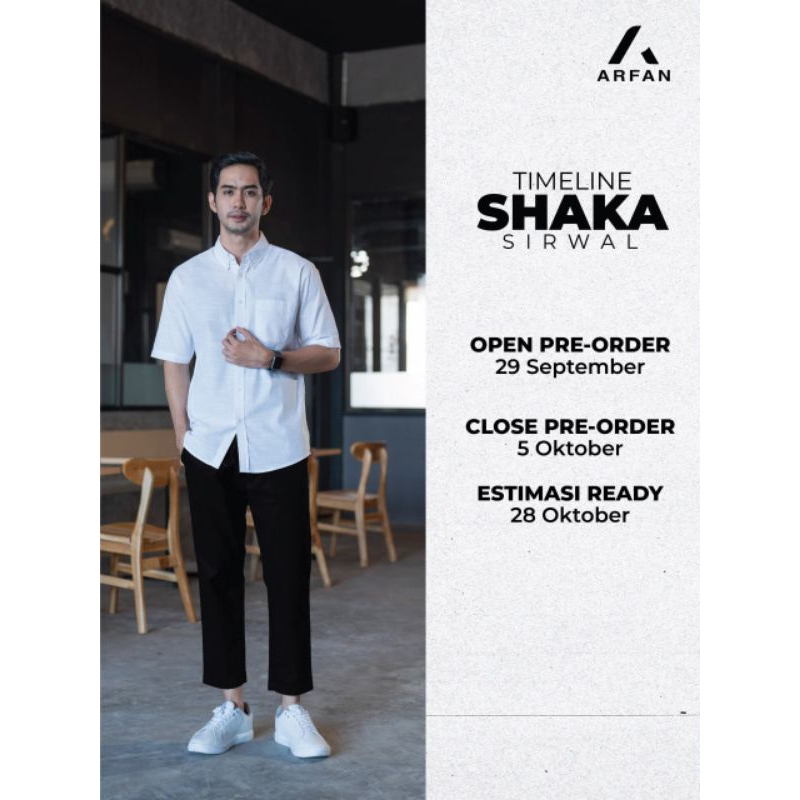 [READY STOK PUSAT ARFAN] Shaka Sirwal by Arfan/ORI ARFAN
