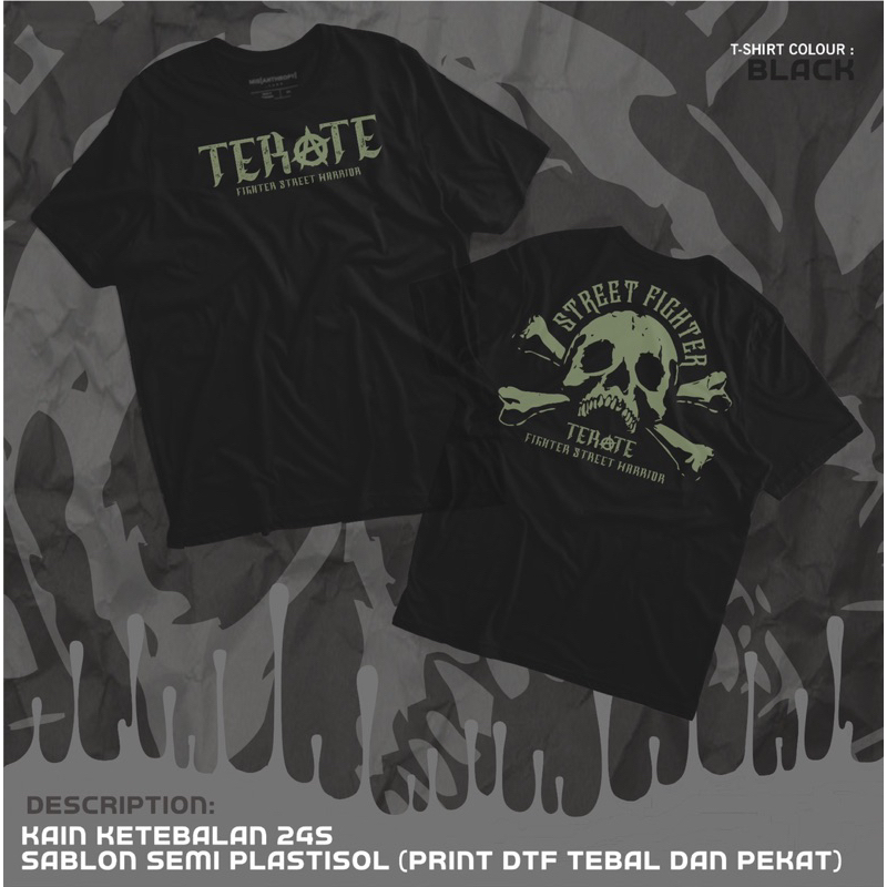 Kaos Persaudaraan Setia Hati Terate Street Fighter Terate Warrior