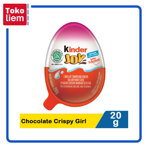 

Kinder Joy Chocolate Crispy Girl 20G