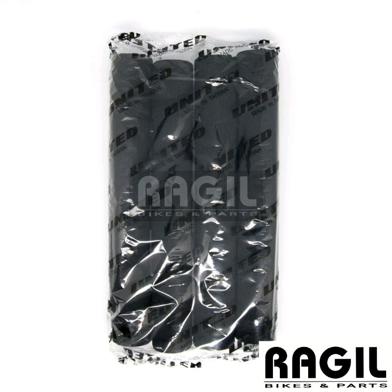 BUSA STANG SEPEDA BALAP UNITED SPON HANDGRIP DROPBAR SPONS FIXIE BULLHORN HANFAT HITAM HANDLE HAND G