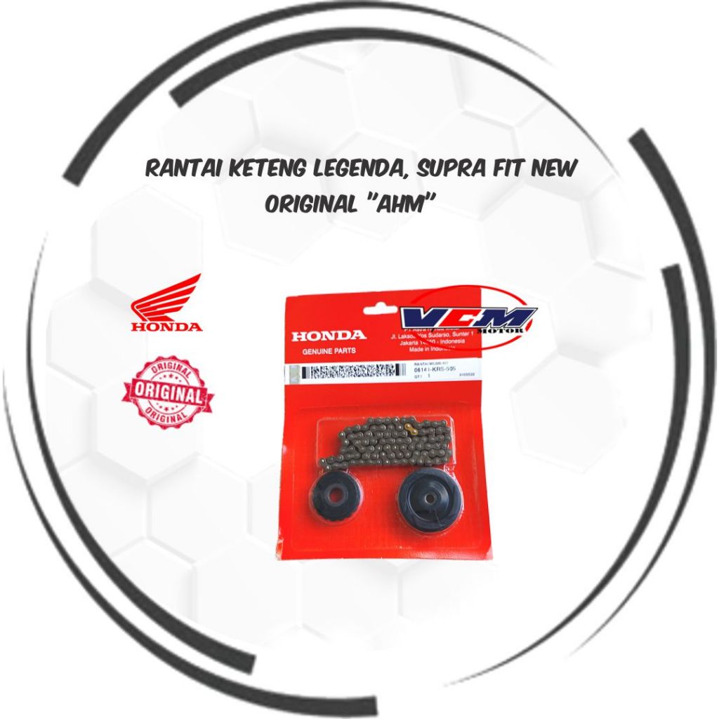 Rantai Kamprat / Rantai Keteng Legenda / Supra Fit New "AHM" (1 set)