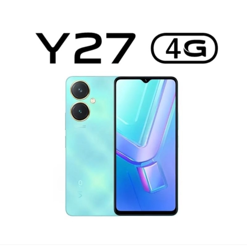 Vivo y27 4g 6/128gb ram 6gb 128gb baru new garansi resmi vivo indonesia