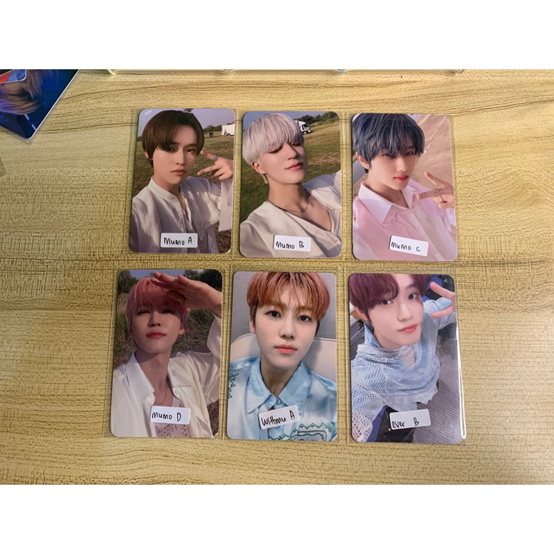 PHOTOCARD ISTJ BENEFIT MUMO, EVERLINE WITHMU NCT DREAM