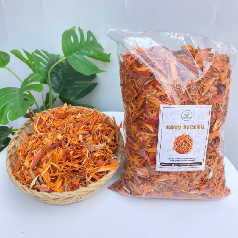 

Kayu Secang Merah Serut Lembut 500 Gram Rempah Rempah Herbal