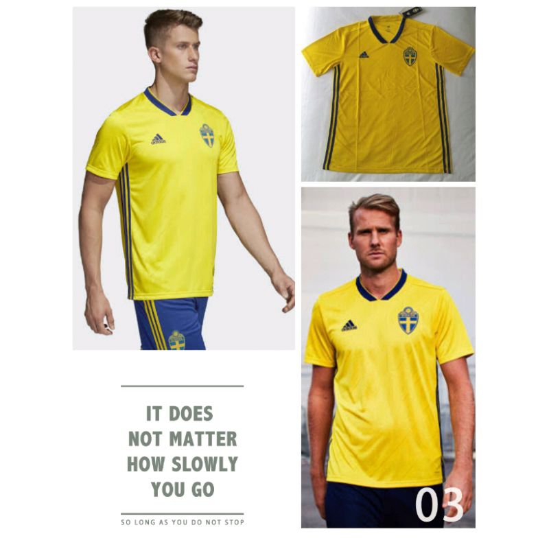 Jersey Swedia 2018 Home Piala Dunia