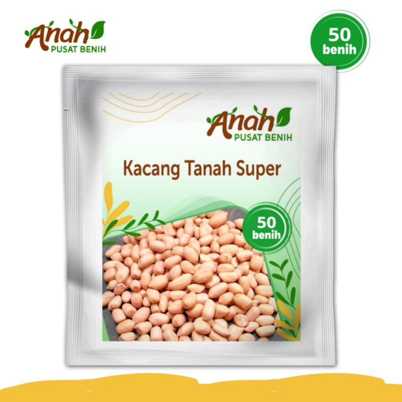 Benih kacang tanah super 50 benih / bibit sayuran super