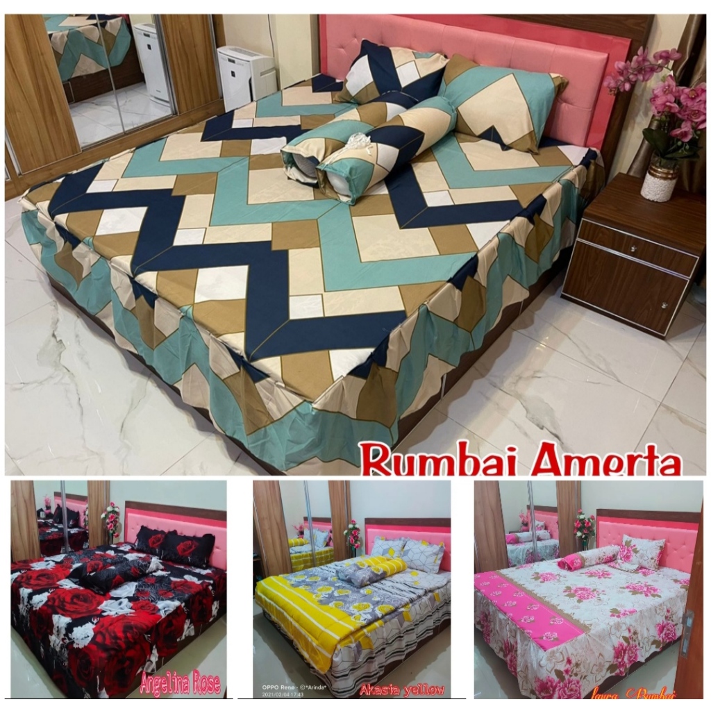 Sprei murah / sprei rumbai ukuran 180x200