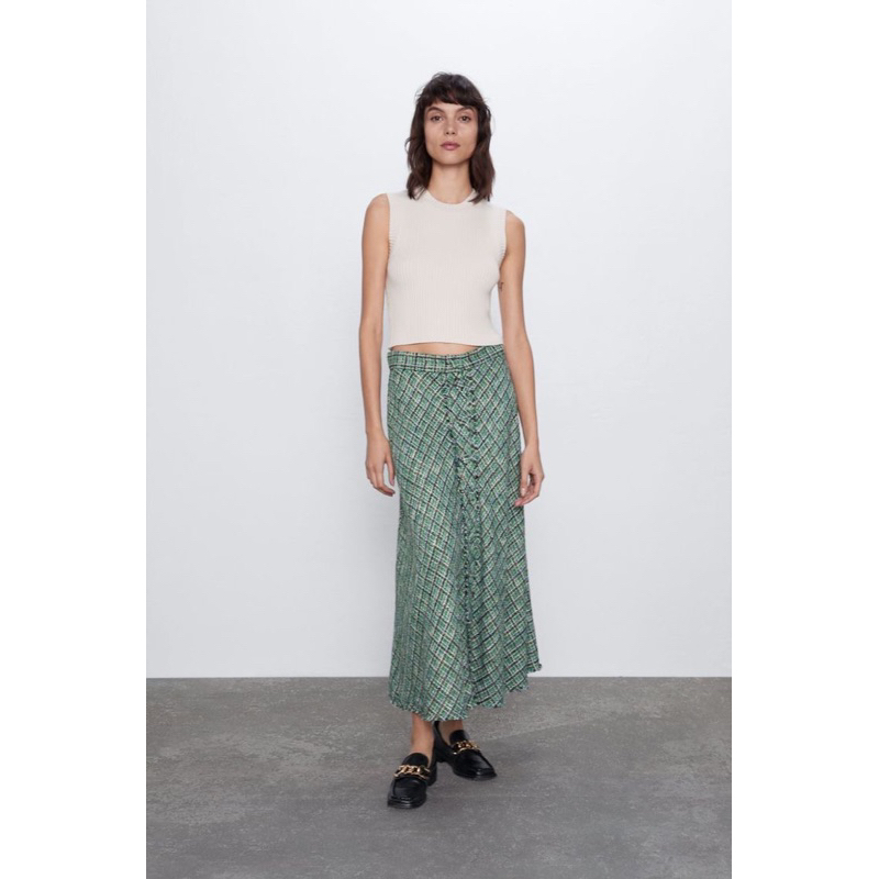 Zara tweed skirt