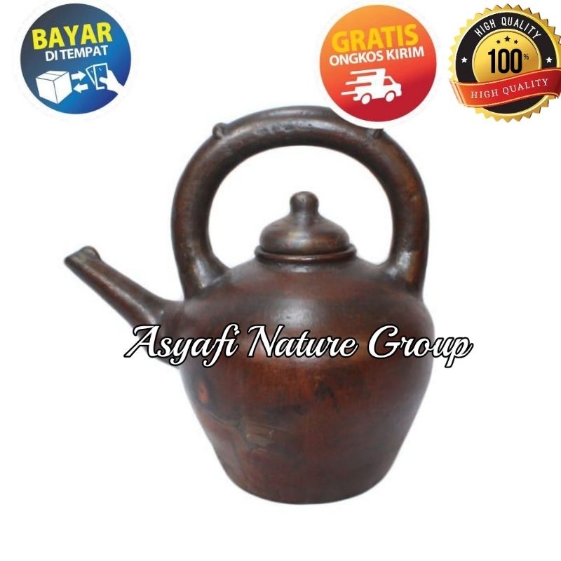Ceret tanah liat 3 liter | ceret gerabah | ceret tradisional halus rapi | ceret tempat air | teko ai
