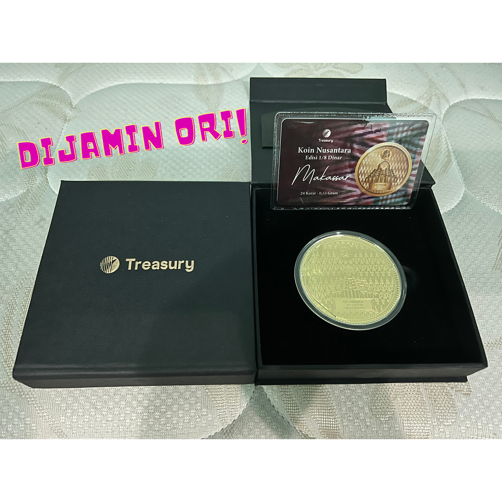 Koin Nusantara Edisi 1/8 Dinar Makassar