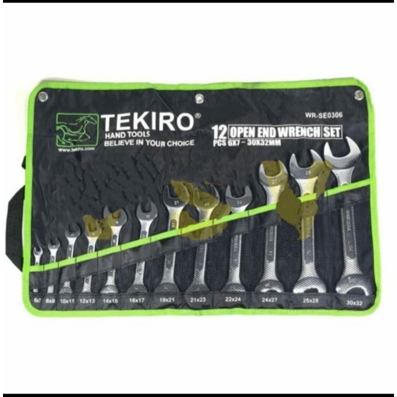 Tekiro kunci pas/pas 6-32mm 12 pcs
