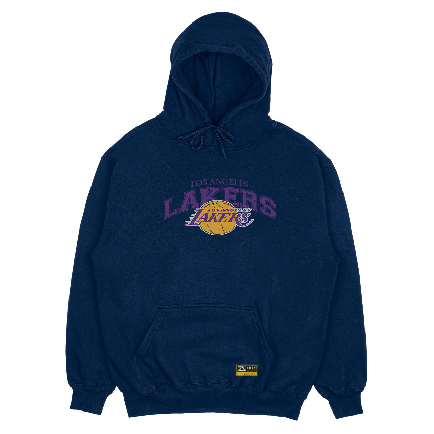 JENAY - Hoodie Jumper LAKERS L XL XXL Pria Wanita Navy