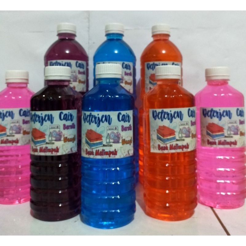 Deterjen Cair 1ltr murah bersih wangi - deterjen kental busa berlimpah - sabun losspack literan - de