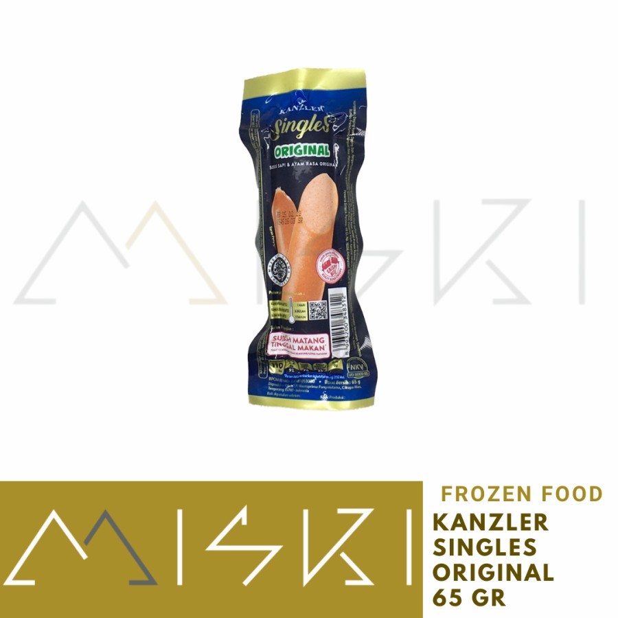 

KANZLER SINGLES ORIGINAL 65 G