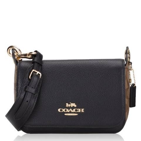 TAS Coach SMALL JES MESSENGER IN SIGNATURE CANVAS