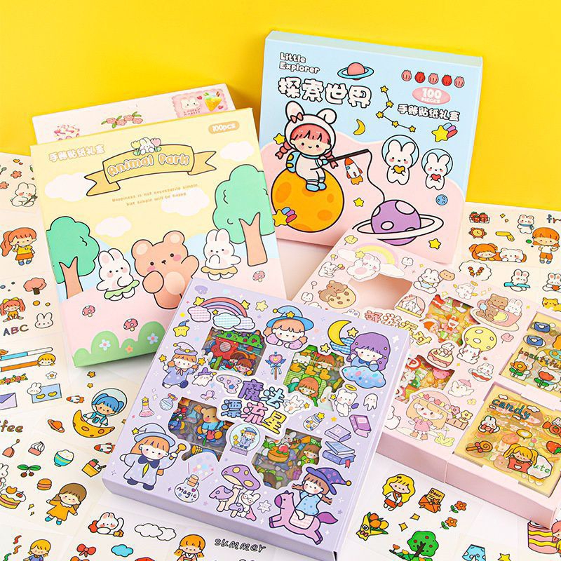 

✨ Stiker Box Viral Lucu Isi 100 Lembar ✨