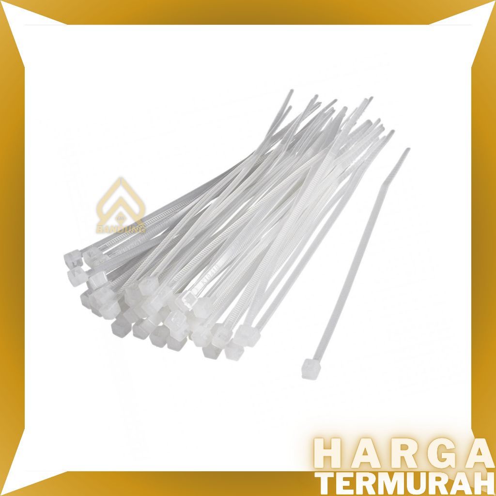 

CABLE TIES / KABEL TIES / KABEL TIS / RIPET 2.5 mm x 10 CM | RIPET KABEL | ASWIN