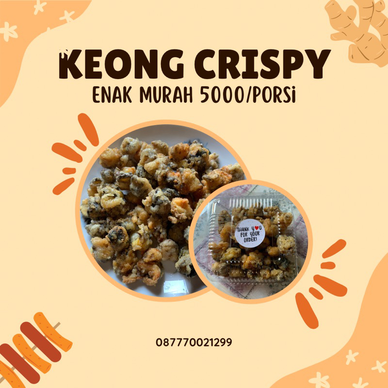

MAKANAN KEONG KRISPY