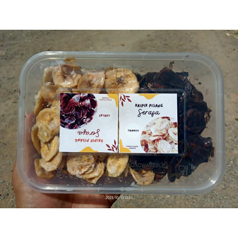 

Kripik Pisang Lumer rasa Mix