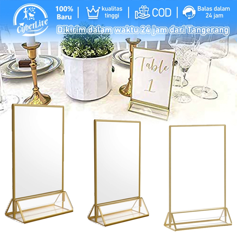 

Stand Akrilik Tempat Brosur Akrilik Tent Card Holder Portrait T Untuk Cafe Atau Rumah Makan