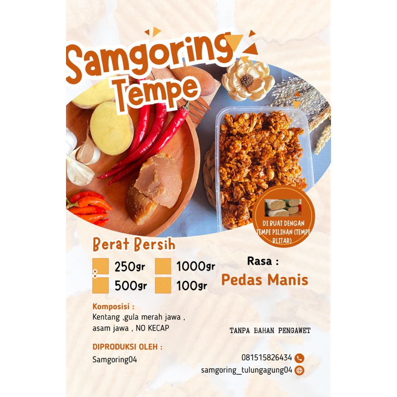 

samgoringpe/tempemustofa 250grm