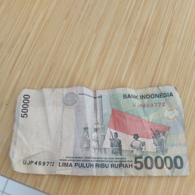 uang 50 ribu vintage