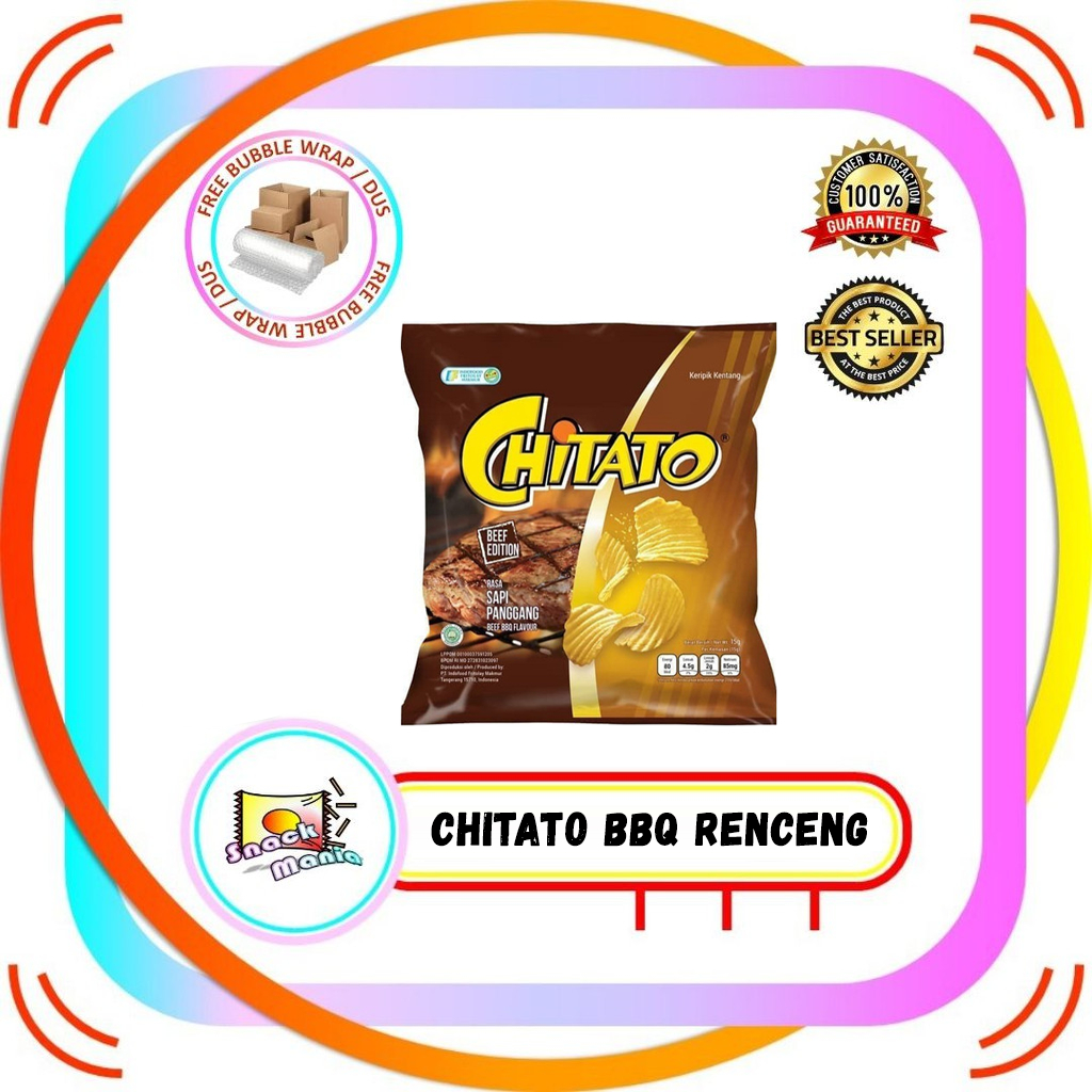 

Chitato Sapi Panggang 15 gr 10 Sachet Beef BBQ Barbeque Renceng