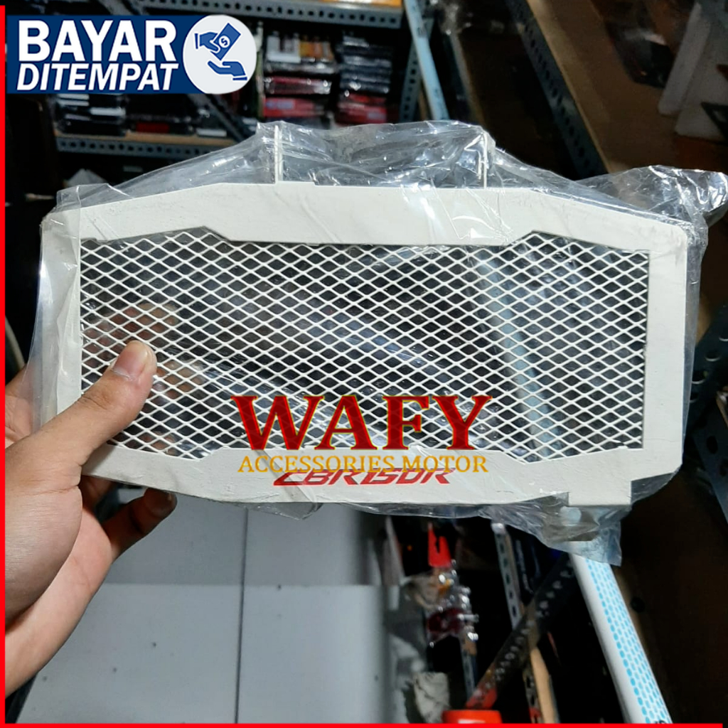 Cover tutup radiator motor Honda cbr 150 New Jaring cb 150 r New Wafy Aksesoris Motor