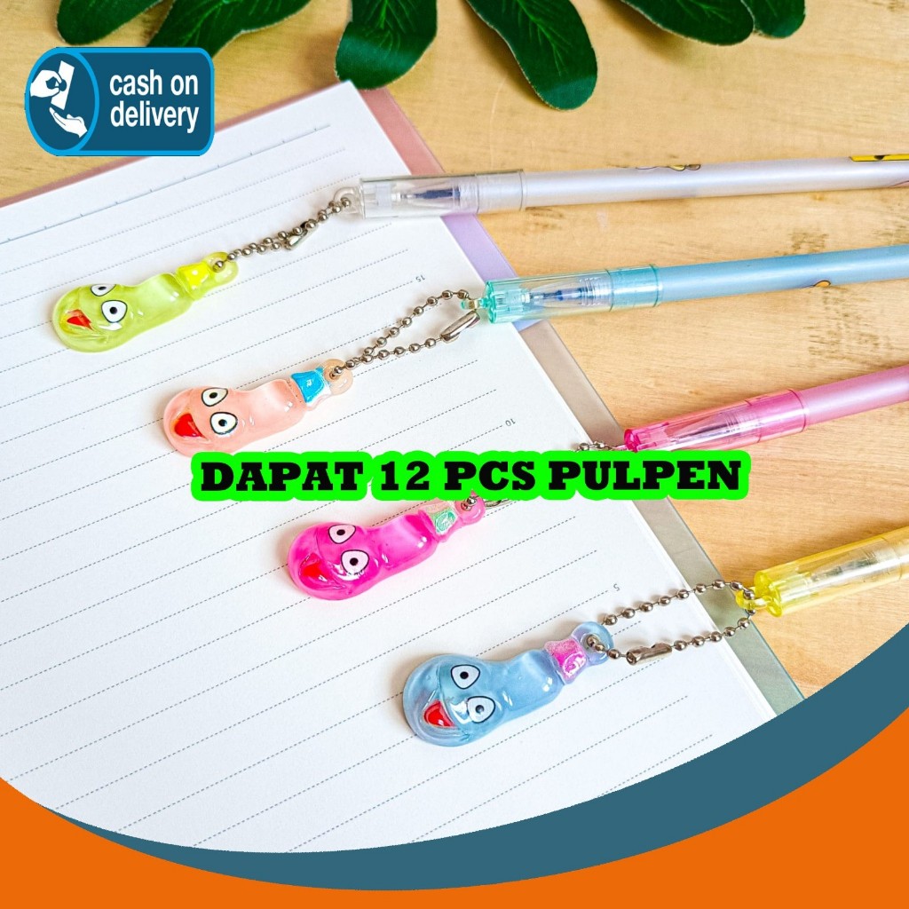 

SELUSIN (12 PCS) PULPEN GANTUNGAN TERONG WAJAH BENING TRANSPARANT PG-1020 EGGPLANT PEN PENA BOLPEN BOLPOIN ANAK LUCU ALAT TULIS KANTOR SEKOLAH MURAH TERMURAH COD