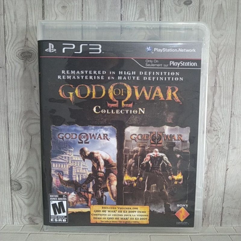 BD CD KASET ORIGINAL PS3 God Of War HD COLLECTION Usa Bahasa Inggris