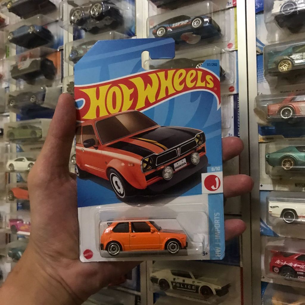 hot wheels 73 honda civic cutom