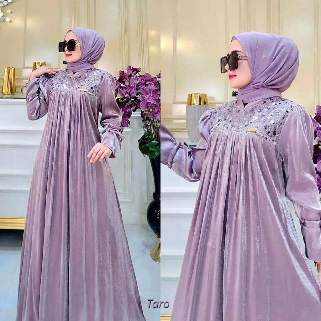 TERBARU GAMIS WARNA SAGE BAJU PESTA MEWAH GAMIS SHIMER SILK PREMIUM SANTORINI TERKINI DRESS JUMBO PESTA NIKAHAN TERLARIS  FASHION MUSLIM KEKINIAN  DRESS NAIRA  VARIASI TILE SAQUIN