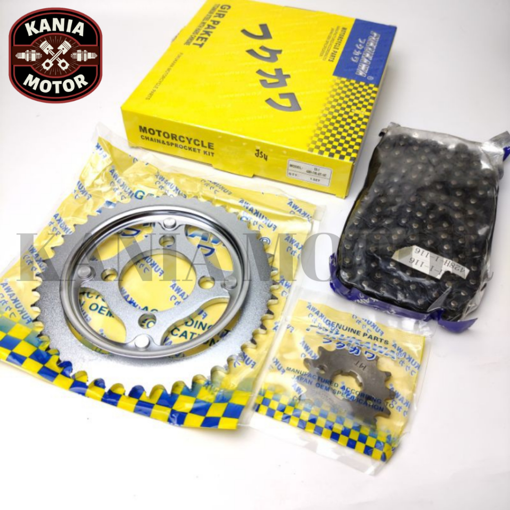 GEAR GIR SET GEAR GIR PAKET CS1 CITY SPORT 1 CS 1 SONIC 125 FUKUKAWA ORIGINAL HONDA