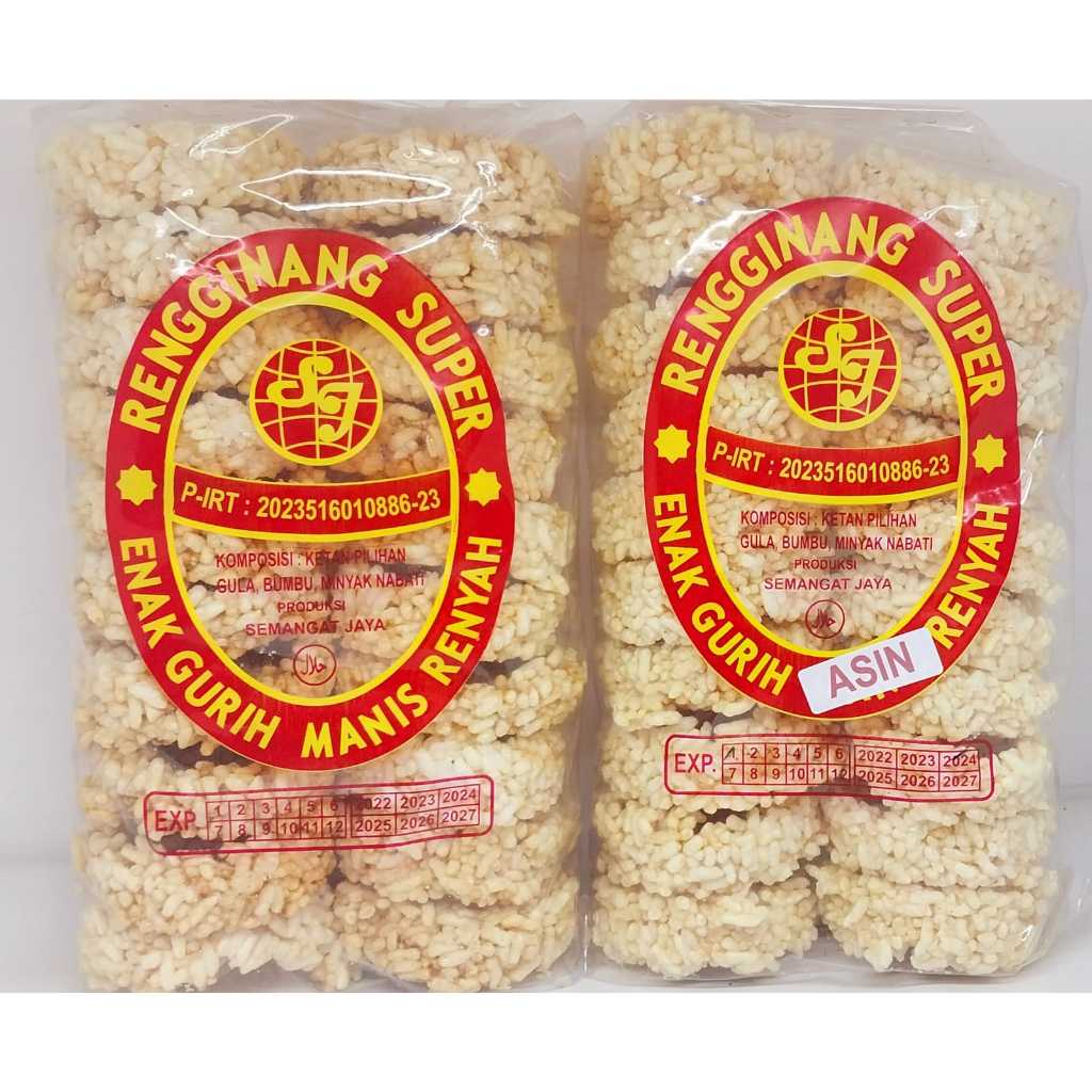 

Rengginang Manis dan Asin SUPER Isi 20pcs Renyah Gurih
