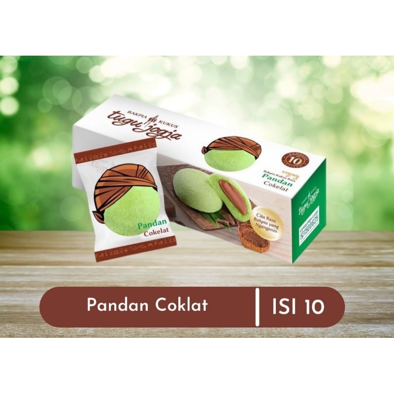 

Bakpia kukus Pandan Cokelat