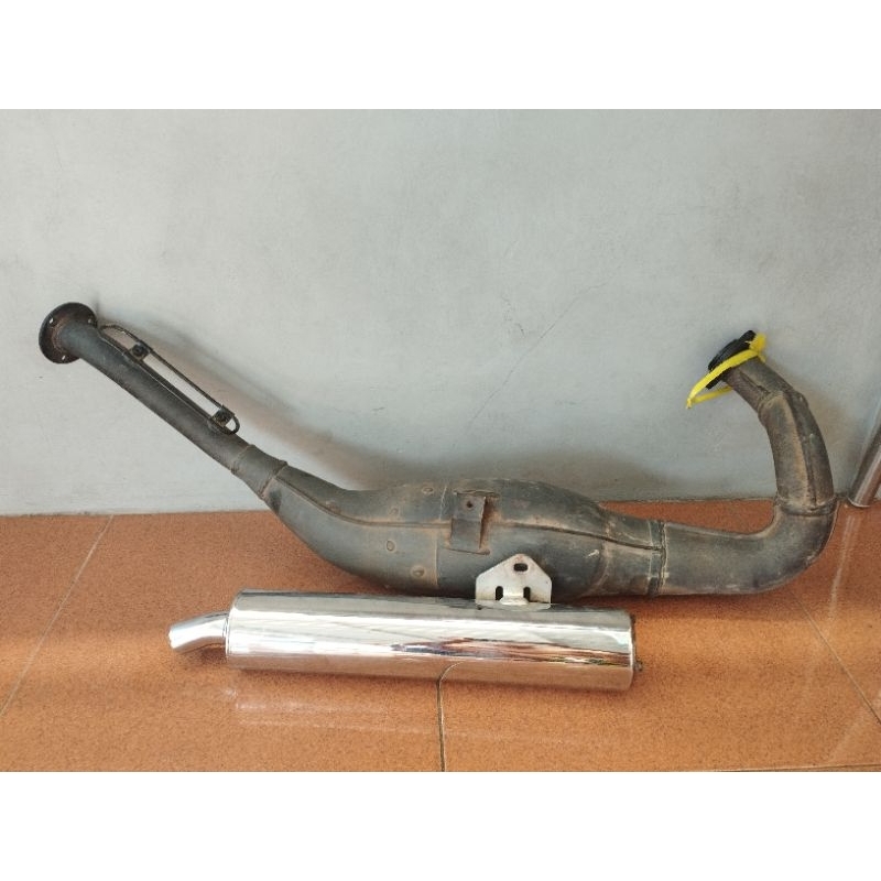 knalpot original ninja rr new asli cabutan